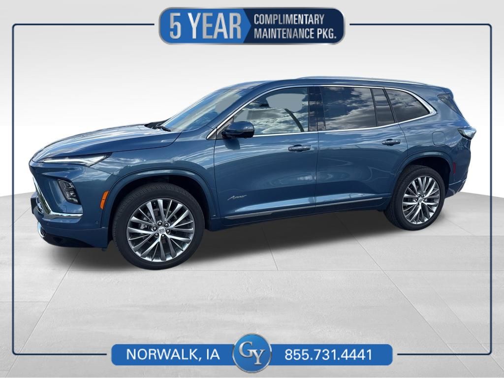 Ocean Blue Metallic 2025 Buick Enclave Avenir AWD SUV / Crossover Four-Wheel Drive 8-Speed Automatic