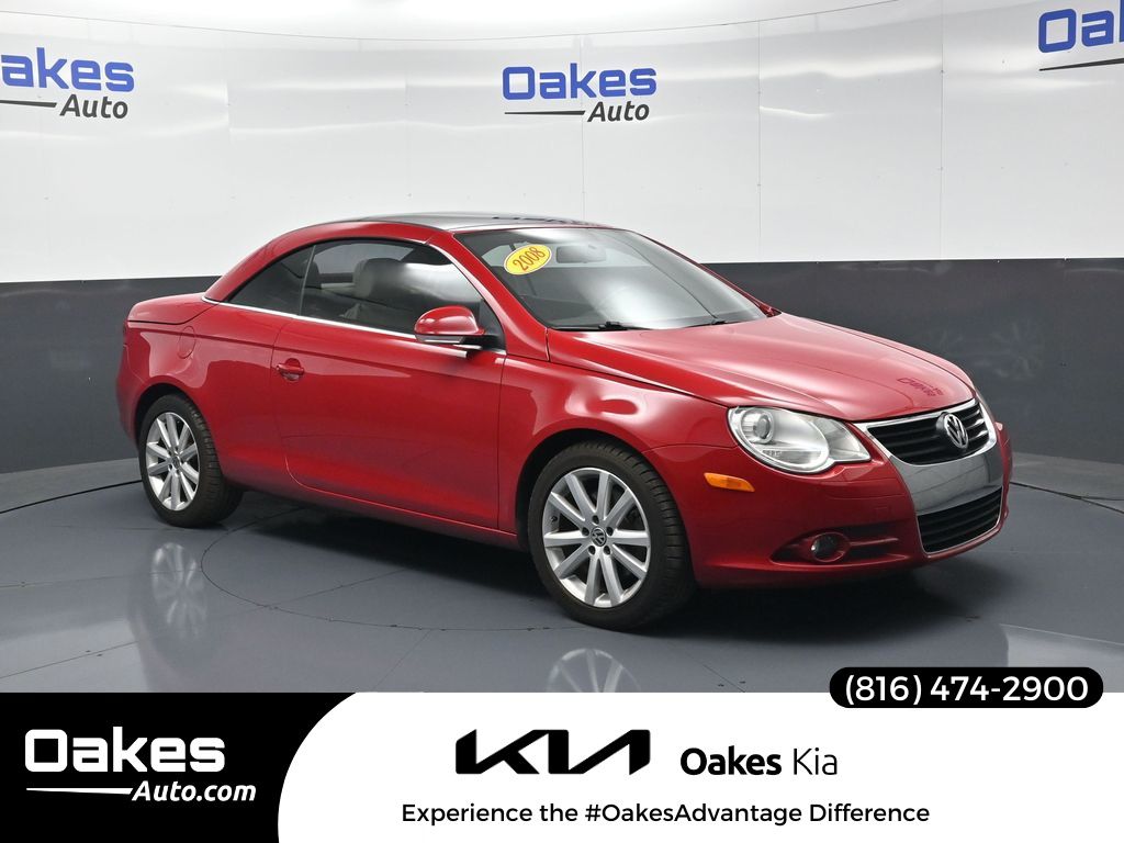 Paprika Red 2008 Volkswagen Eos Convertible Front-Wheel Drive 6-Speed Dual Clutch