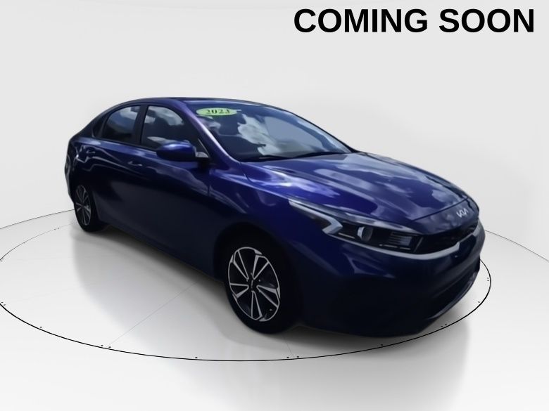 Deep Sea Blue 2023 Kia Forte Sedan Front-Wheel Drive Continuously Variable Transmission