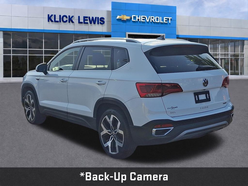 2022 Volkswagen Taos 1.5T SEL White at Auto Express Mitsubishi