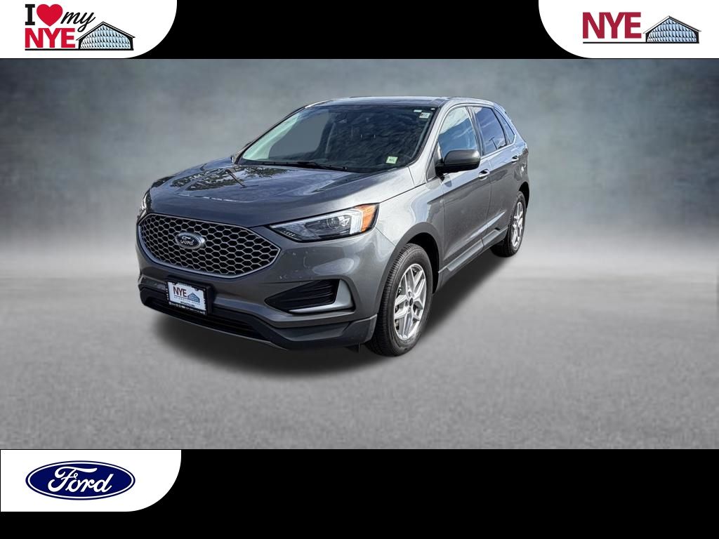 Gray Metallic 2024 Ford Edge SUV / Crossover All-Wheel Drive 8-Speed Automatic