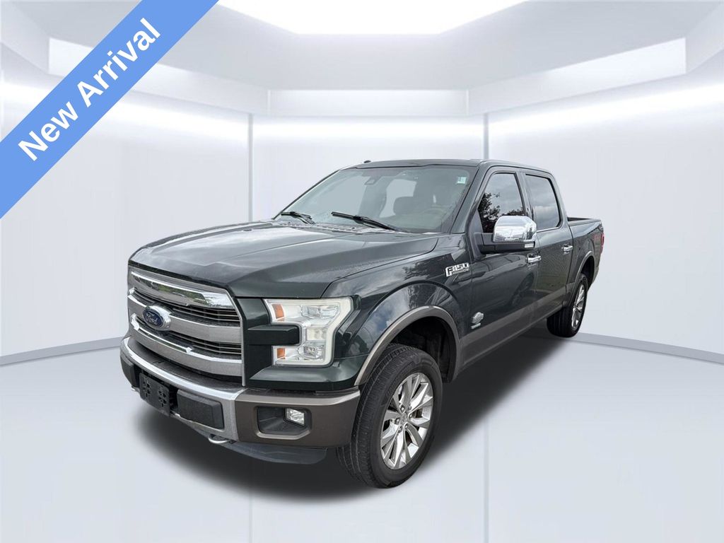 Green 2016 Ford F-150 Pickup Truck Four-Wheel Drive 6-Speed Automatic