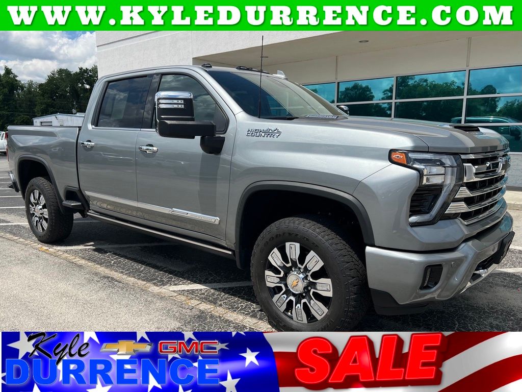 Sterling Gray Metallic 2024 Chevrolet Silverado 2500HD Pickup Truck Four-Wheel Drive Automatic