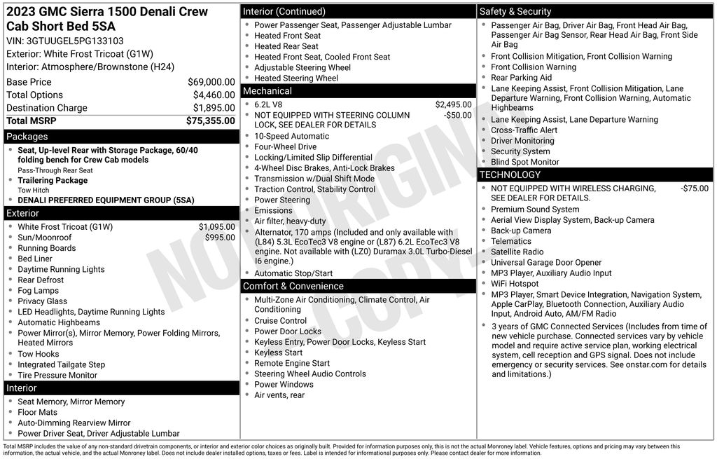 Used 2023 White GMC Denali image 44
