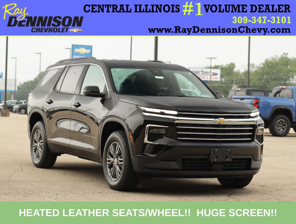 Black Metallic 2026 Chevrolet Traverse SUV / Crossover Front-Wheel Drive 8-Speed Automatic