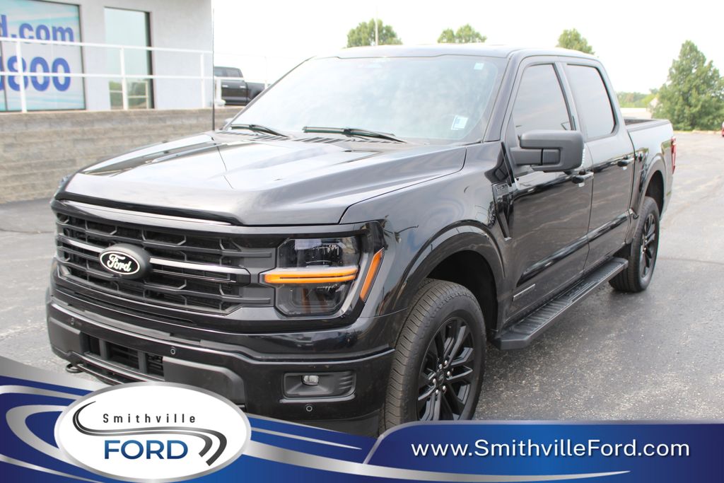 Agate Black Metallic 2024 Ford F-150 Pickup Truck Four-Wheel Drive Automatic