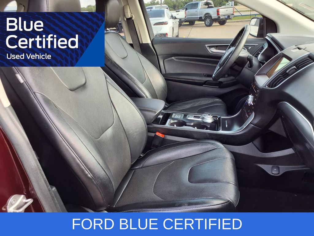 2019 Ford Edge Titanium Red at Bravo Nissan
