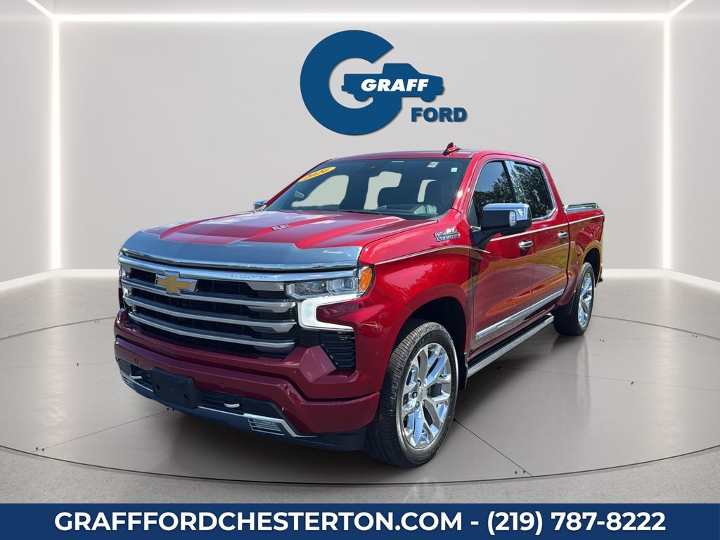 Radiant Red Tintcoat 2024 Chevrolet Silverado 1500 Pickup Truck Four-Wheel Drive Automatic