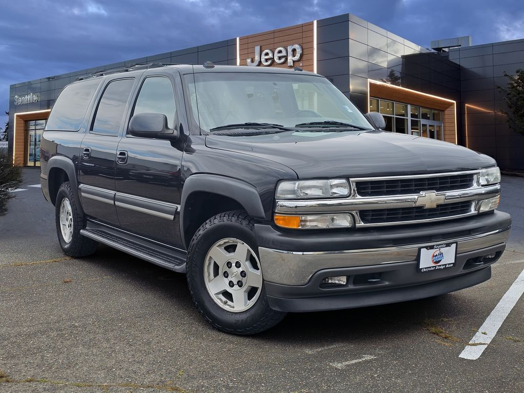 Dark Gray Metallic 2005 Chevrolet Suburban SUV / Crossover Four-Wheel Drive 4-Speed Automatic Overdrive