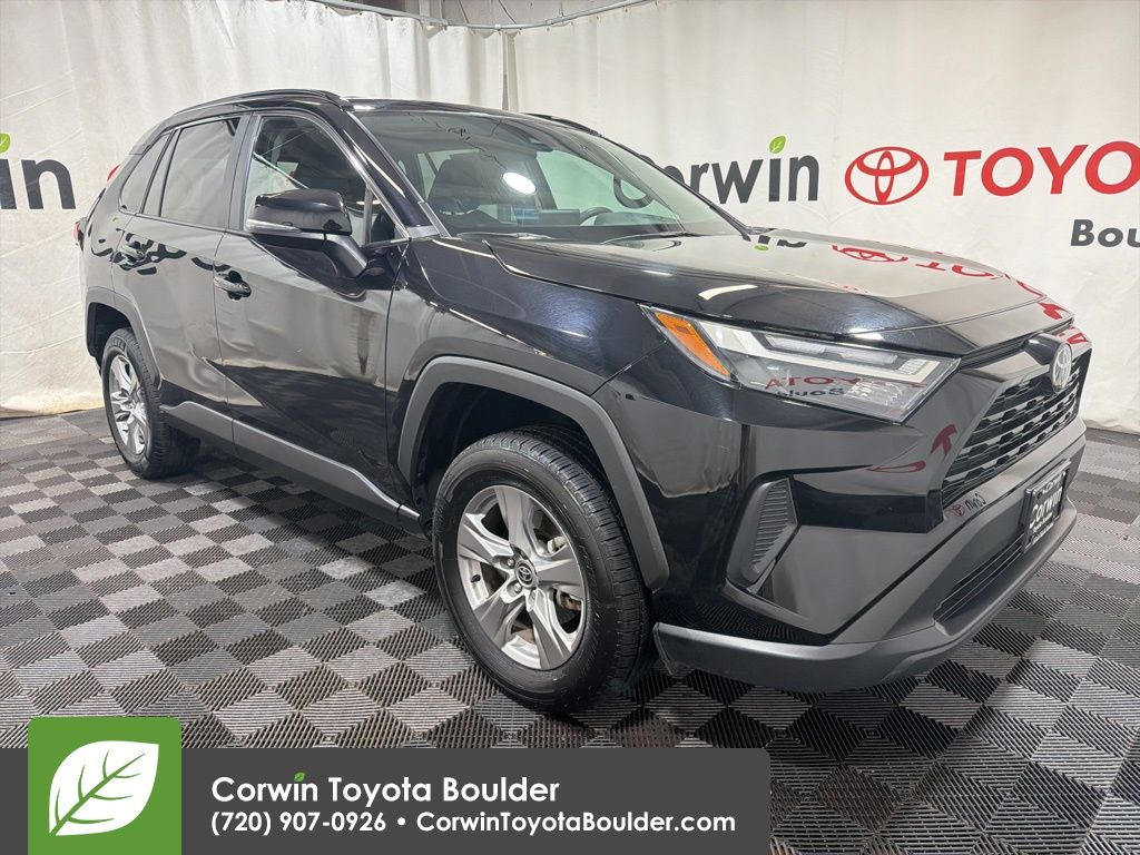 Midnight Black Metallic 2025 Toyota RAV4 XLE AWD SUV / Crossover All-Wheel Drive 8-Speed Automatic