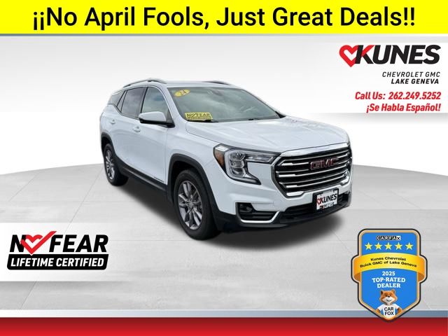 Summit White 2024 GMC Terrain SLT AWD SUV / Crossover All-Wheel Drive 9-Speed Automatic