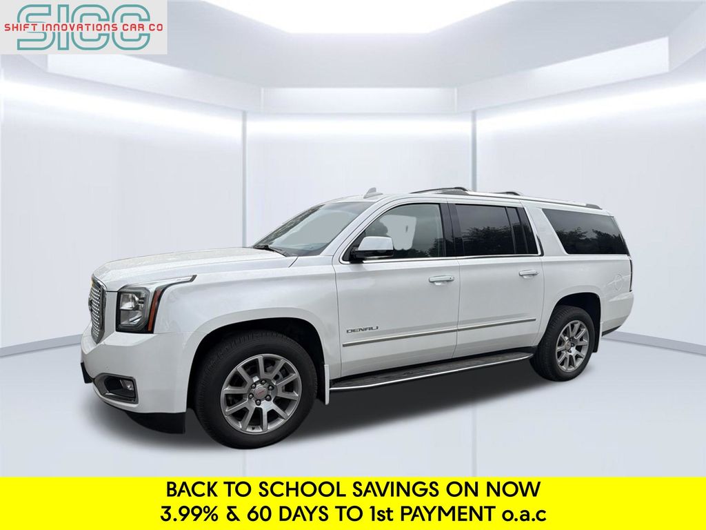 White 2017 GMC Yukon XL SUV / Crossover Four-Wheel Drive 8-Speed Automatic Overdrive