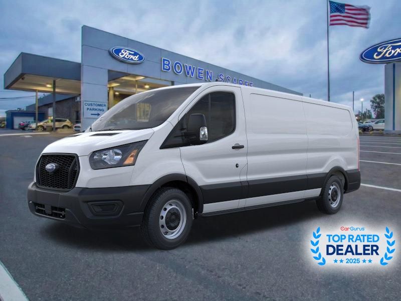Oxford White 2025 Ford Transit Cargo Van Rear-Wheel Drive