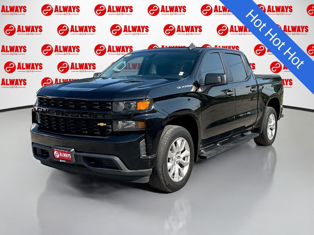 Black 2021 Chevrolet Silverado 1500 Pickup Truck 4X2 8-Speed Automatic