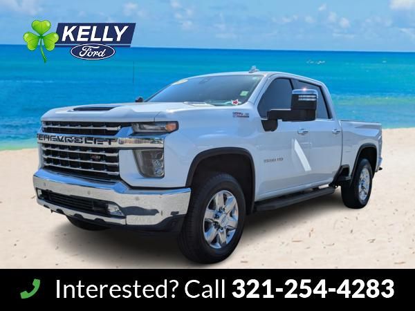 Summit White 2020 Chevrolet Silverado 2500HD LTZ Crew Cab 4WD Pickup Truck Four-Wheel Drive Automatic