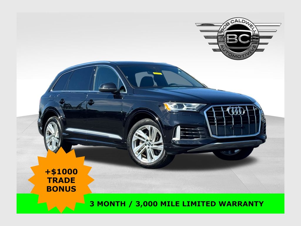 Orca Black Metallic 2021 Audi Q7 quattro Premium 55 TFSI SUV / Crossover All-Wheel Drive 8-Speed Automatic