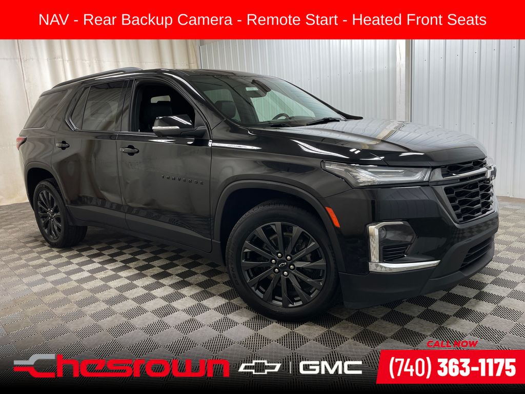 Mosaic Black Metallic 2023 Chevrolet Traverse SUV / Crossover Four-Wheel Drive 9-Speed Automatic