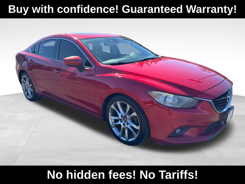 Soul Red Metallic 2015 Mazda MAZDA6 i Grand Touring Sedan Front-Wheel Drive 6-Speed Automatic