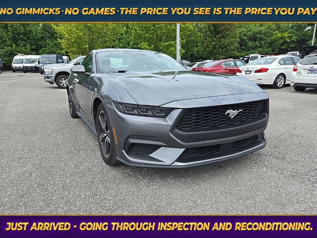 Carbonized Gray Metallic 2025 Ford Mustang Coupe Rear-Wheel Drive Automatic