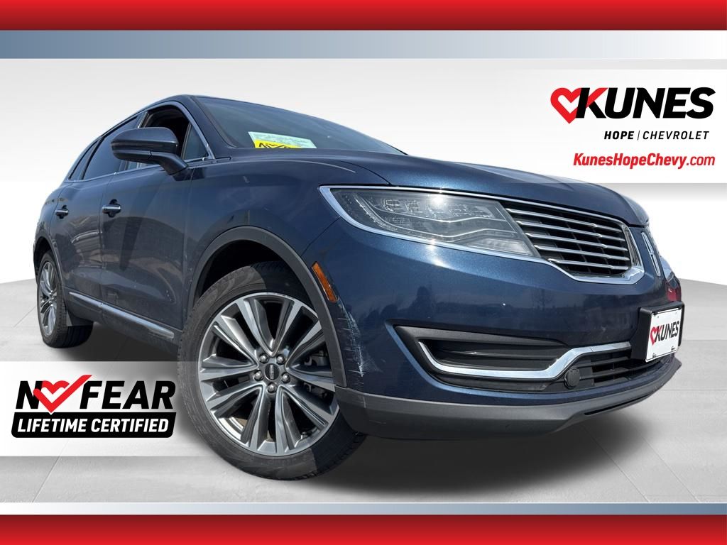 Sapphire Blue Metallic 2017 Lincoln MKX Reserve AWD SUV / Crossover All-Wheel Drive 6-Speed Automatic