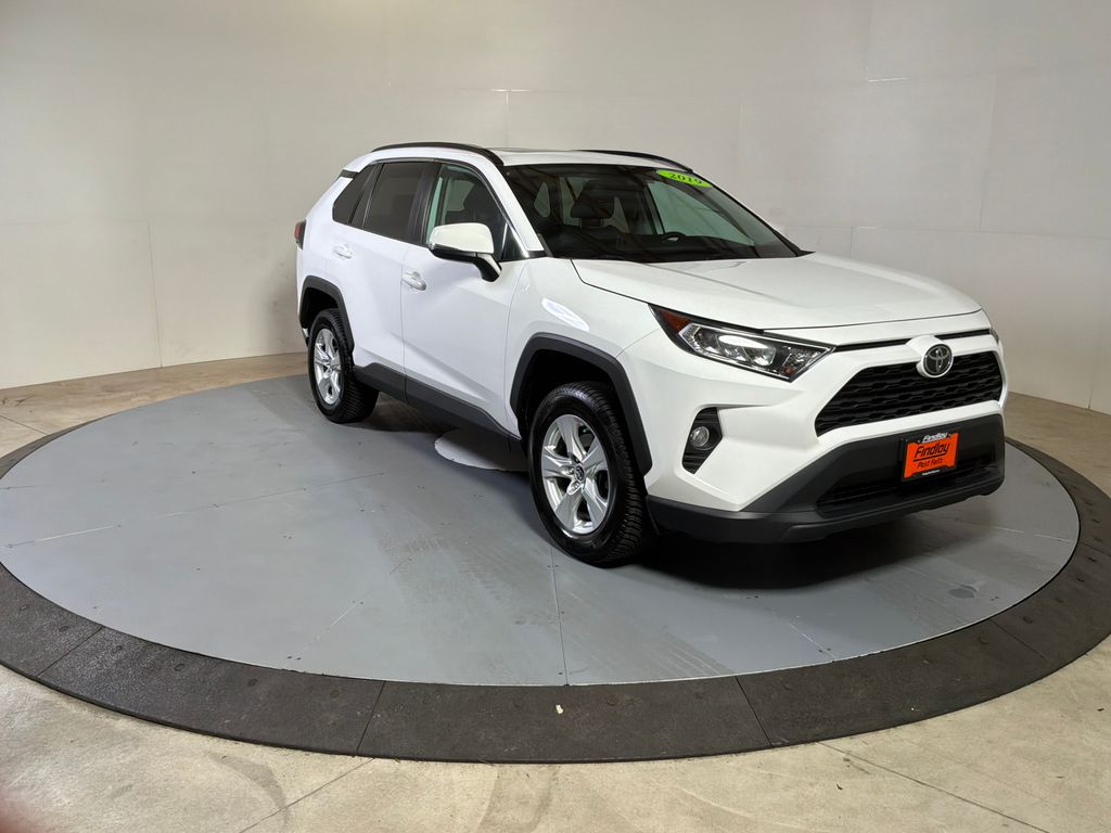 Super White 2019 Toyota RAV4 SUV / Crossover All-Wheel Drive 8-Speed Automatic