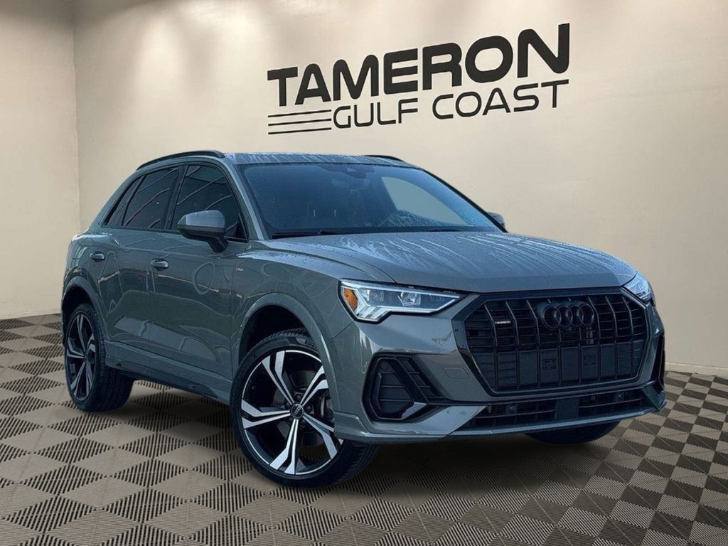 Gray Metallic 2023 Audi Q3 SUV / Crossover All-Wheel Drive 8-Speed Automatic