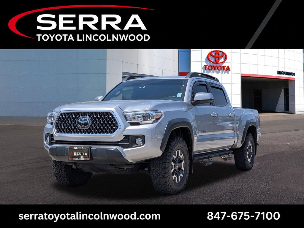 Silver Sky Metallic 2018 Toyota Tacoma Pickup Truck Four-Wheel Drive 6-Speed Automatic