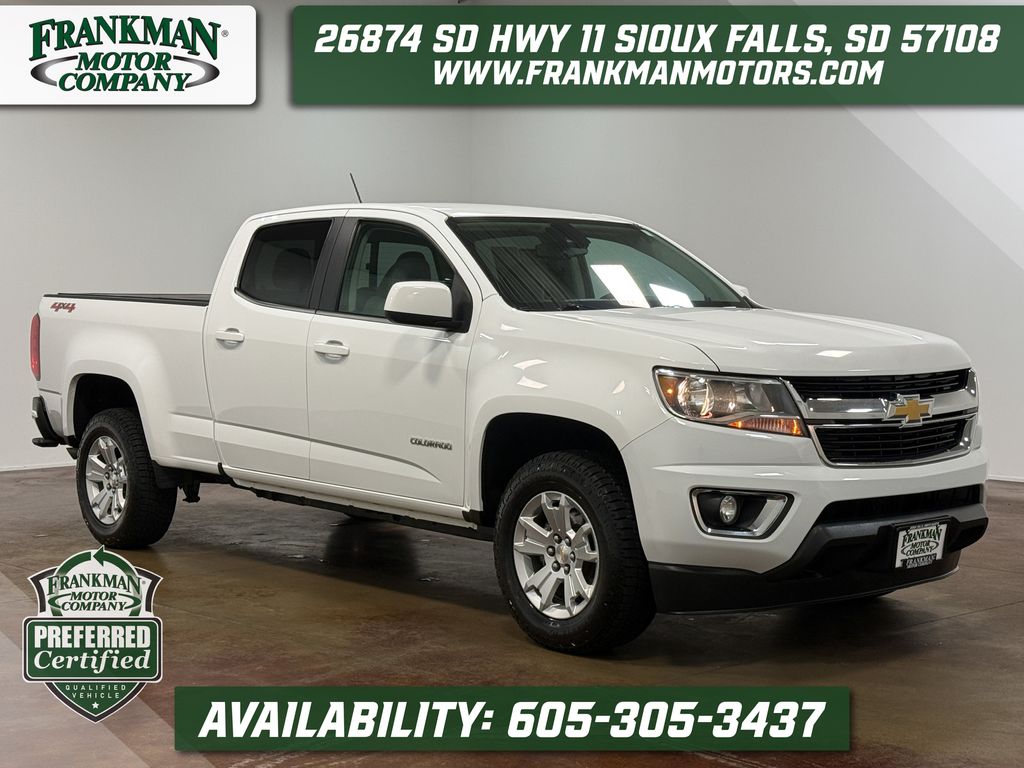Summit White 2020 Chevrolet Colorado Pickup Truck Four-Wheel Drive 8-Speed Automatic