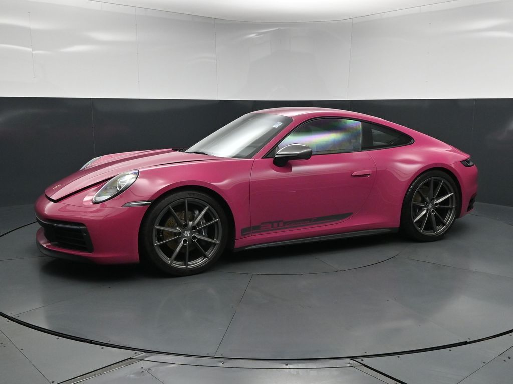 Red (Ruby) 2023 Porsche 911 Coupe Rear-Wheel Drive 8-Speed Automatic