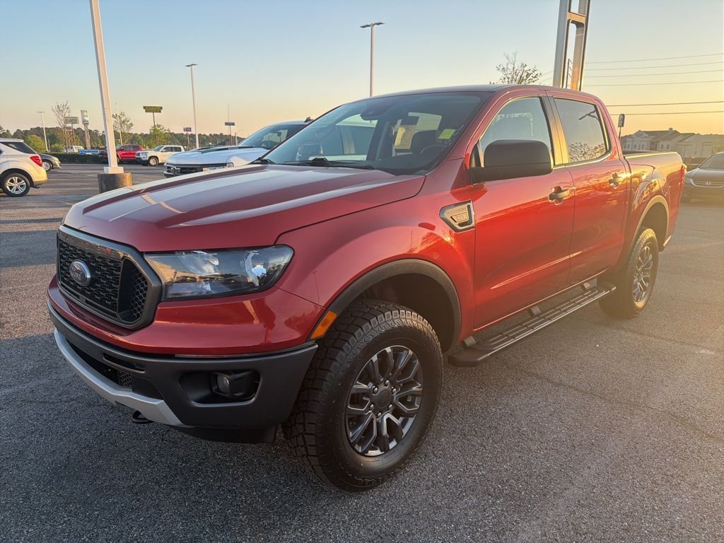 Chili Pepper Red 2022 Ford Ranger XLT SuperCrew 4WD Pickup Truck Four-Wheel Drive Automatic