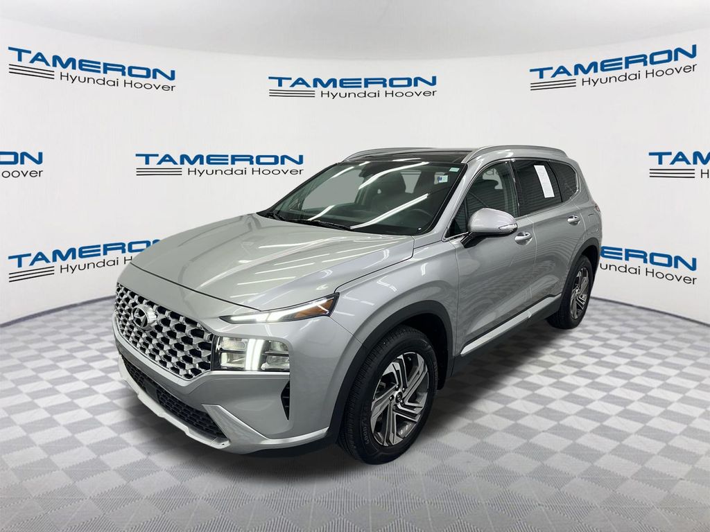 Shimmering Silver Pearl 2022 Hyundai Santa Fe SUV / Crossover Front-Wheel Drive 8-Speed Automatic