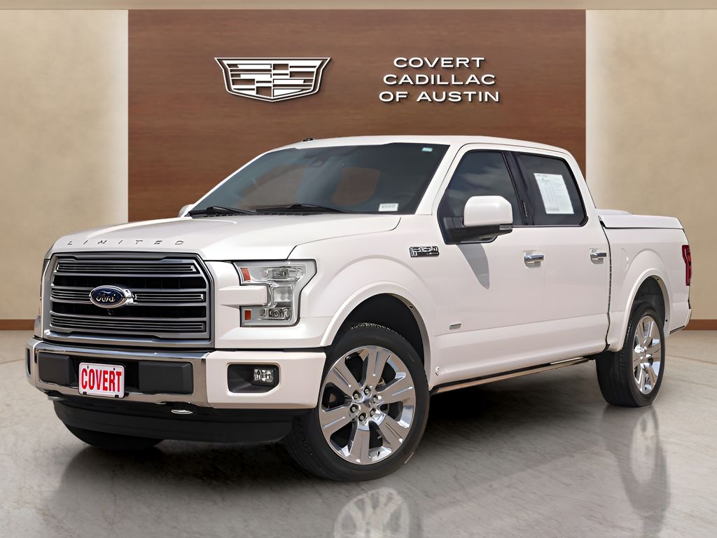 White Platinum Clearcoat Metallic 2016 Ford F-150 Pickup Truck Four-Wheel Drive 6-Speed Automatic