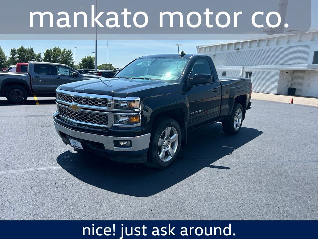 Black 2015 Chevrolet Silverado 1500 Pickup Truck Four-Wheel Drive 6-Speed Automatic Overdrive