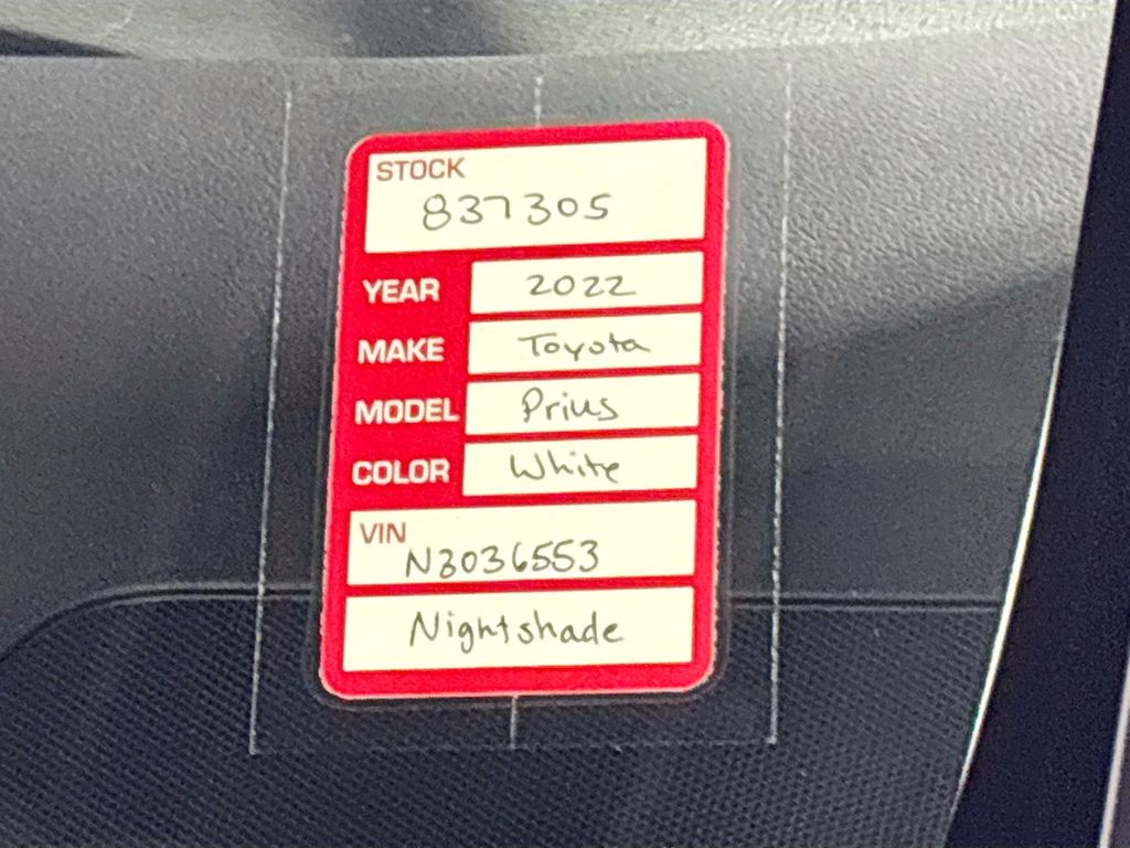 2022 Toyota Prius Nightshade