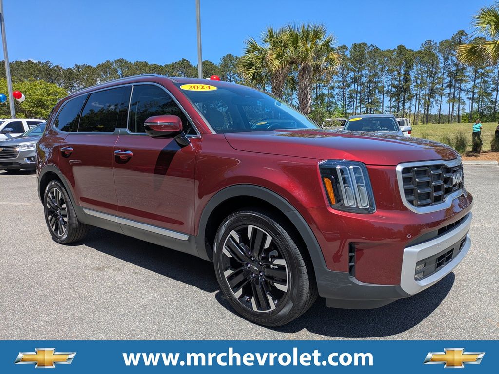 Dawning Red 2024 Kia Telluride SX FWD SUV / Crossover Front-Wheel Drive 8-Speed Automatic