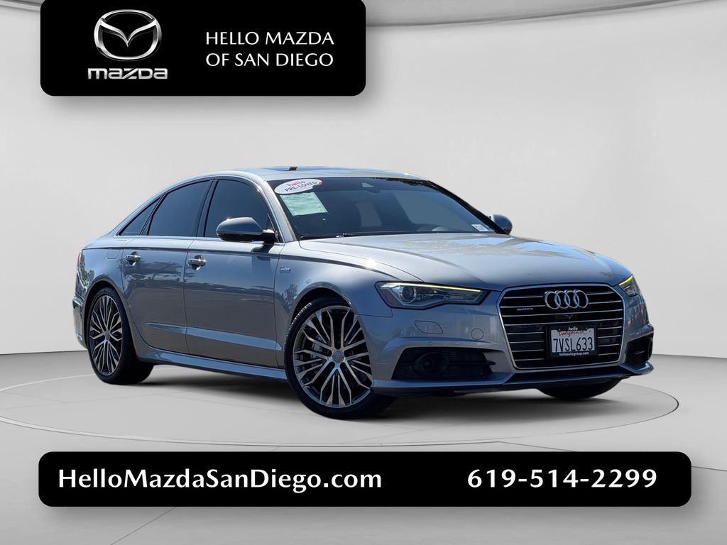 Gray Metallic 2017 Audi A6 Sedan All-Wheel Drive 8-Speed Automatic