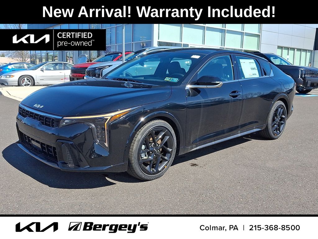 Aurora Black Pearl 2025 Kia K4 Sedan Front-Wheel Drive 8-Speed Automatic