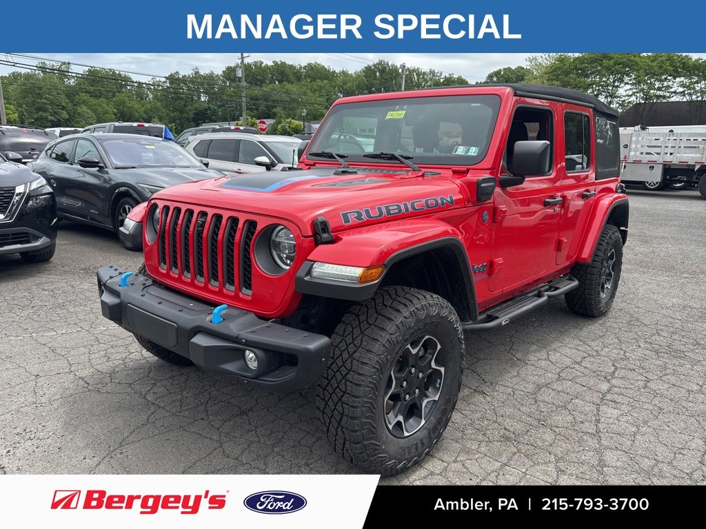 Firecracker Red Clearcoat 2021 Jeep Wrangler 4xe SUV / Crossover Four-Wheel Drive 8-Speed Automatic