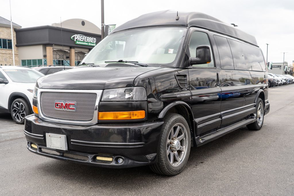 Onyx Black 2012 GMC Savana Cargo 2500 Extended RWD Van Rear-Wheel Drive 6-Speed Automatic Overdrive