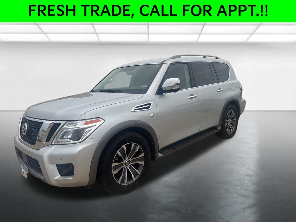 Brilliant Silver Metallic 2019 Nissan Armada SL 4WD SUV / Crossover Four-Wheel Drive 7-Speed Automatic