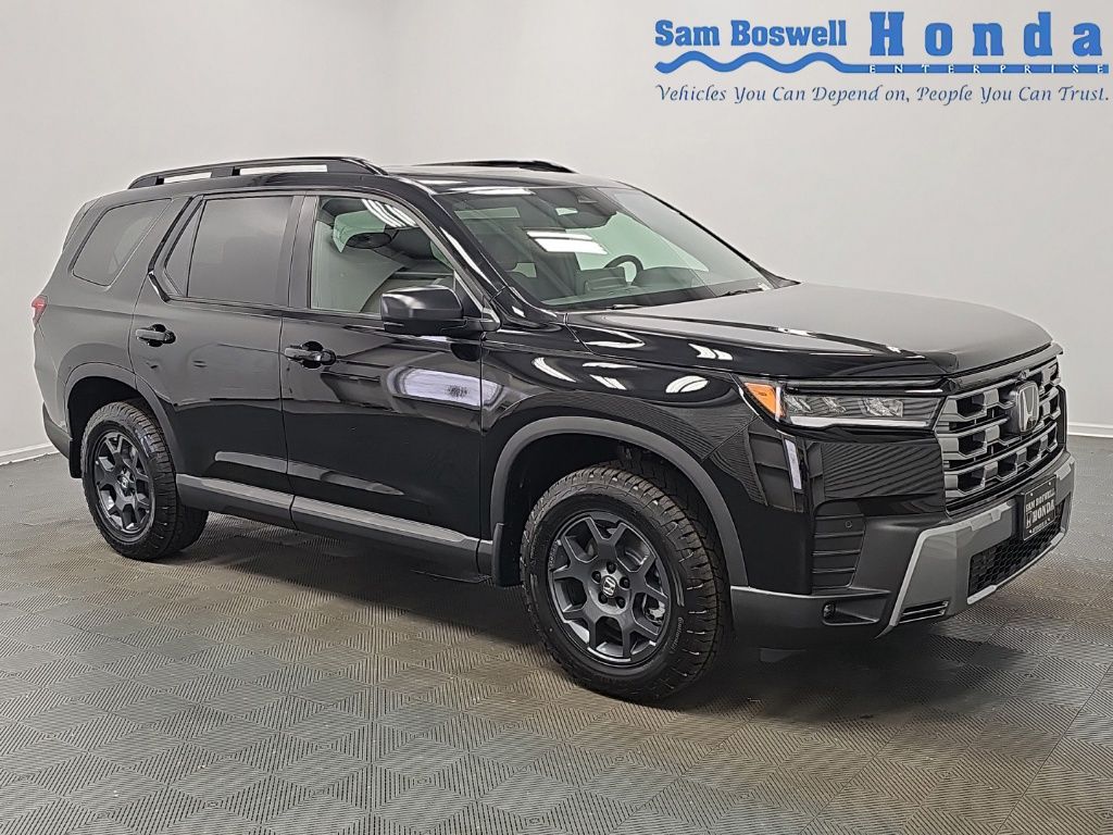 Crystal Black Pearl 2026 Honda Pilot SUV / Crossover All-Wheel Drive Automatic