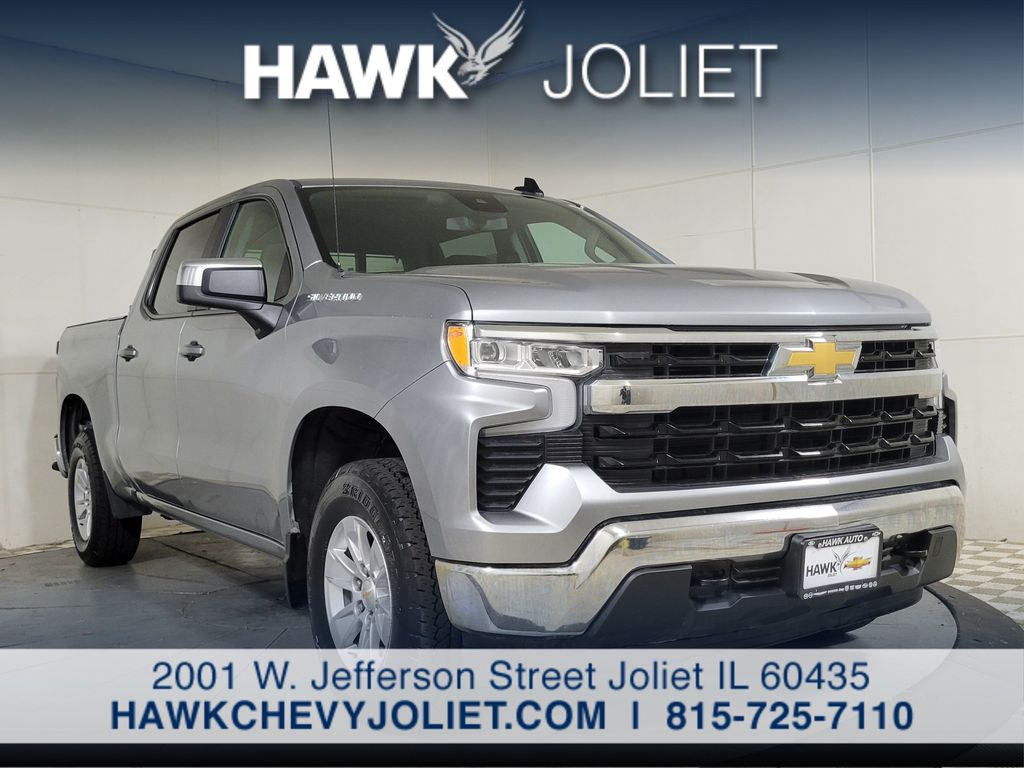 Sterling Gray Metallic 2025 Chevrolet Silverado 1500 Pickup Truck Four-Wheel Drive Automatic