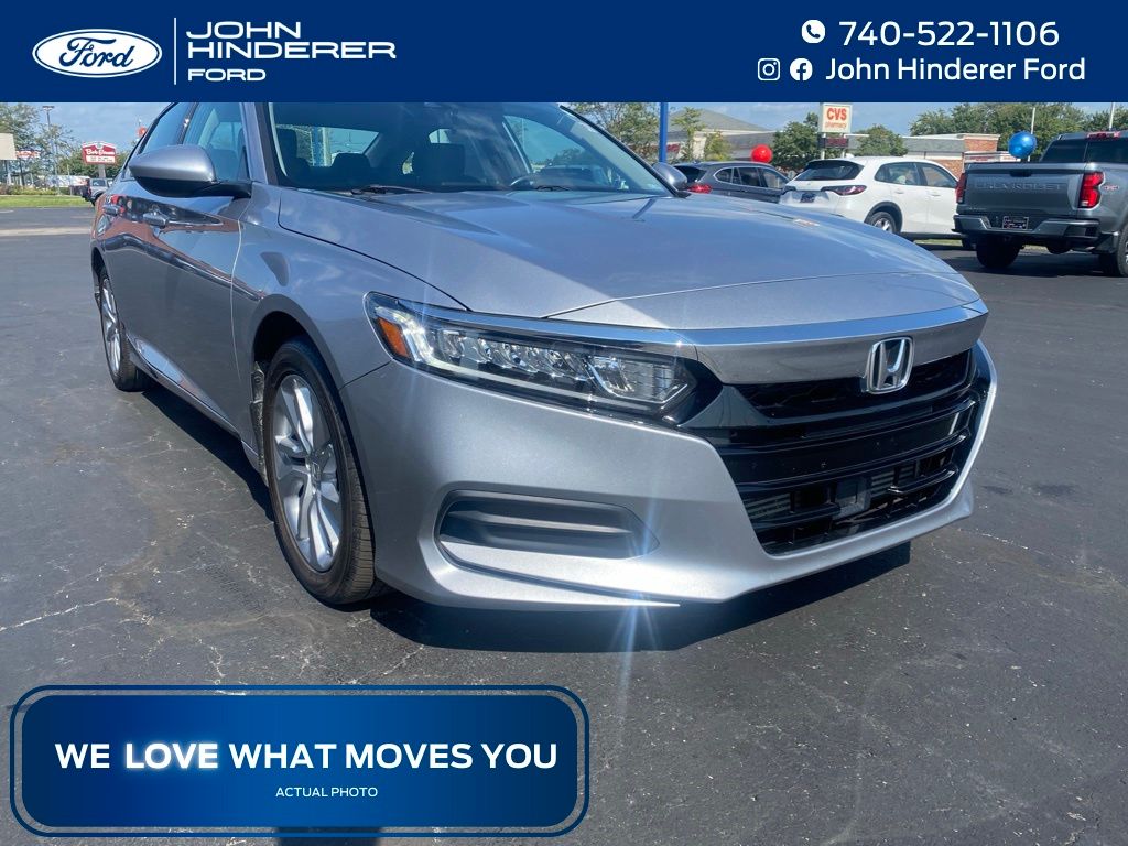 Lunar Silver Metallic 2020 Honda Accord Sedan Front-Wheel Drive Continuously Variable Transmission