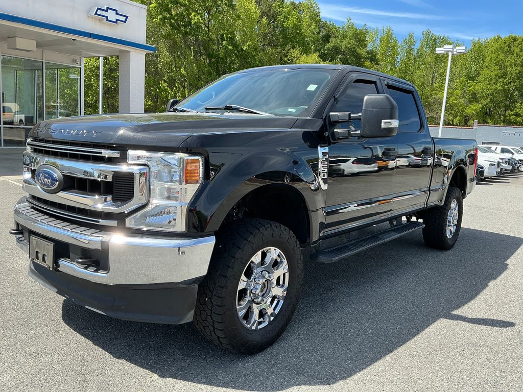 Black Metallic 2020 Ford F-250 Super Duty XLT Crew Cab 4WD Pickup Truck Four-Wheel Drive 6-Speed Automatic