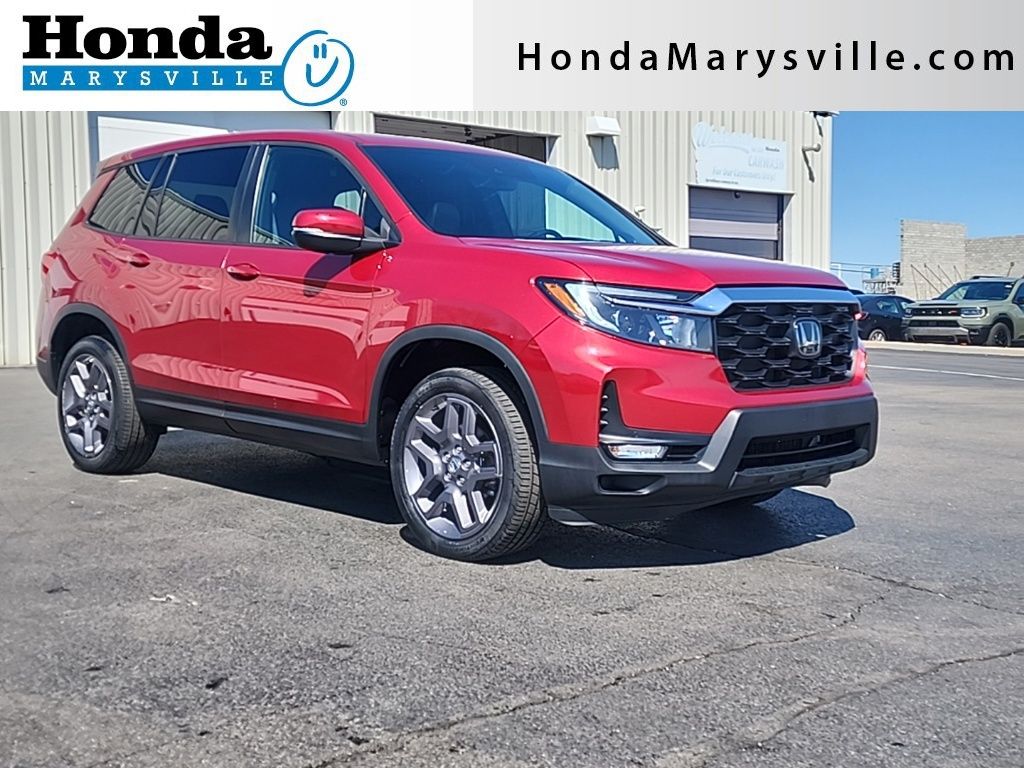 Radiant Red Metallic II 2023 Honda Passport EX-L AWD SUV / Crossover All-Wheel Drive 9-Speed Automatic