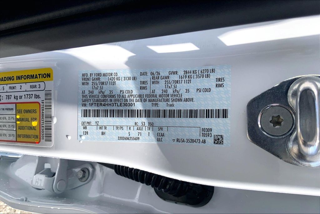 New 2026 White Ford XLT image 13