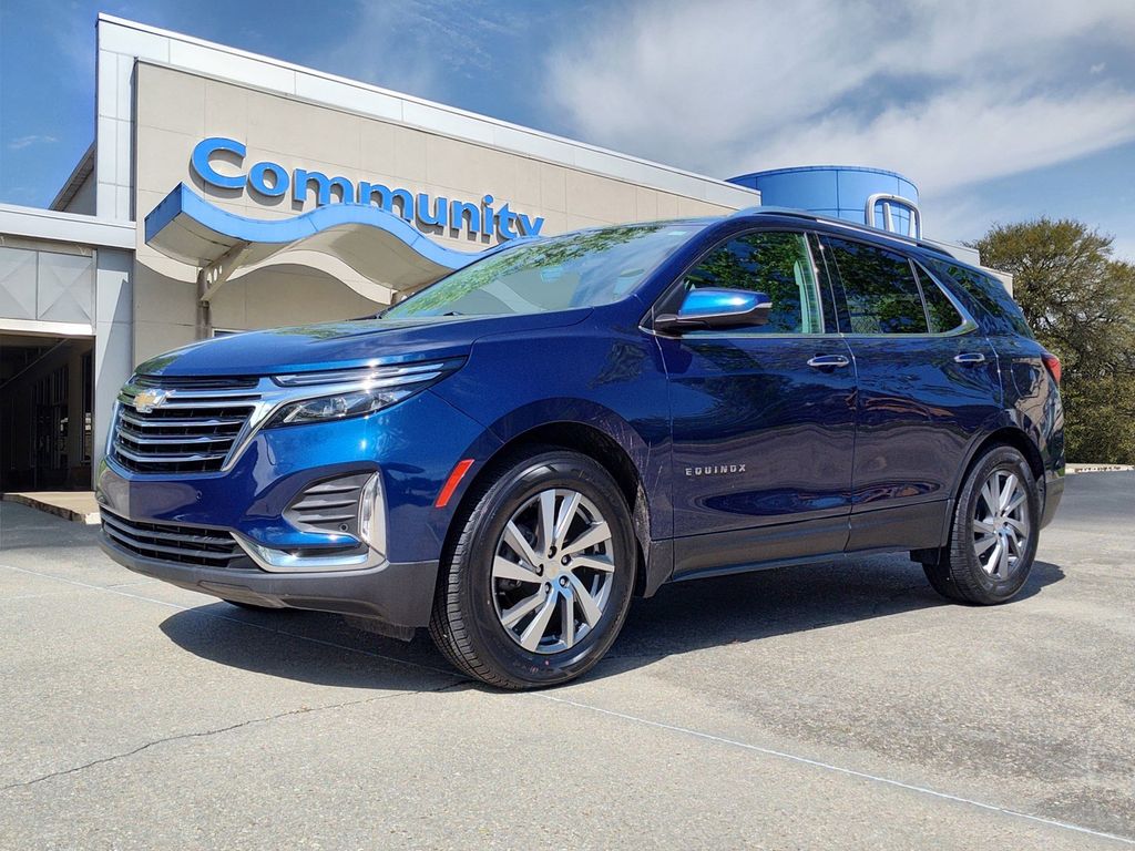 Blue Glow Metallic 2023 Chevrolet Equinox Premier FWD with 1LZ SUV / Crossover Front-Wheel Drive 6-Speed Automatic Overdrive