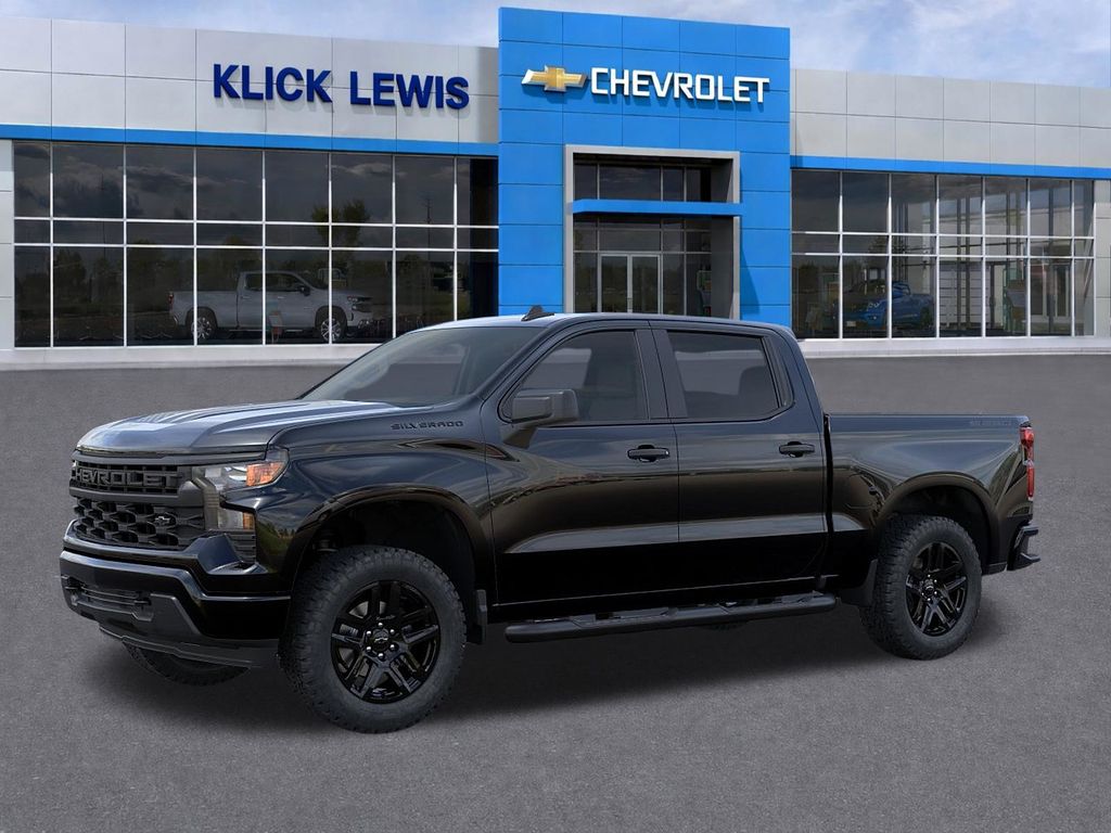 2026 Chevrolet Silverado 1500 Custom Black at South Hills Kia