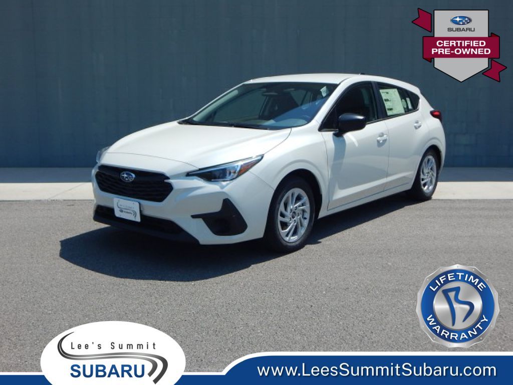 Crystal White Pearl 2025 Subaru Impreza Wagon All-Wheel Drive Continuously Variable Transmission