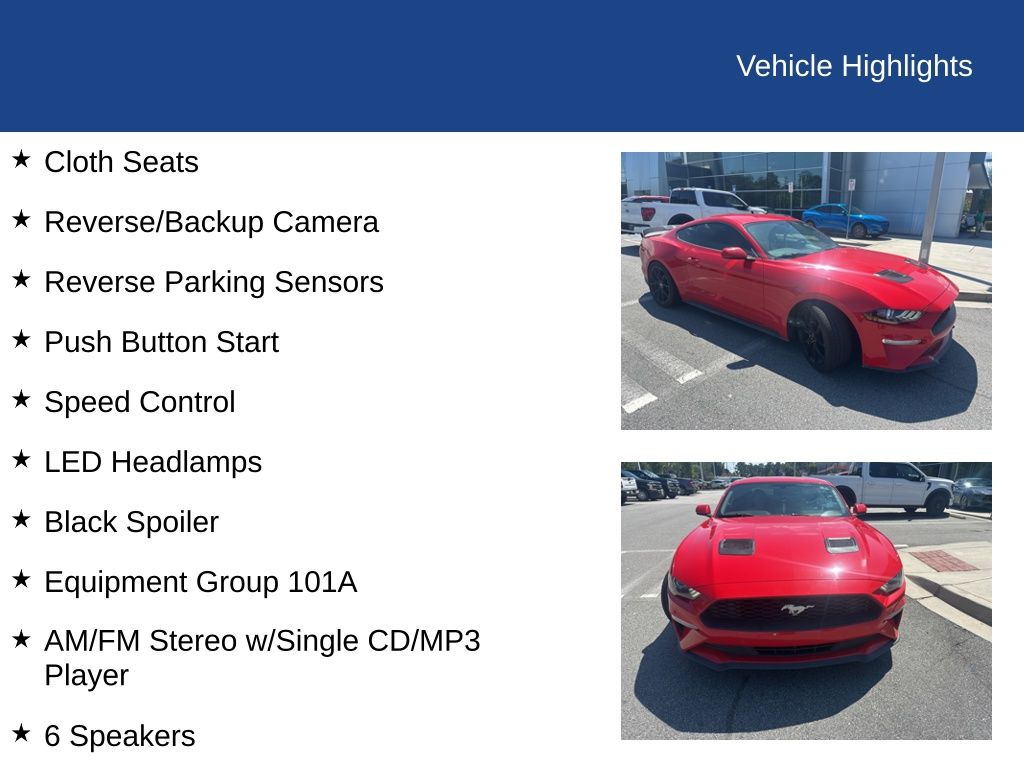 2018 Ford Mustang EcoBoost
